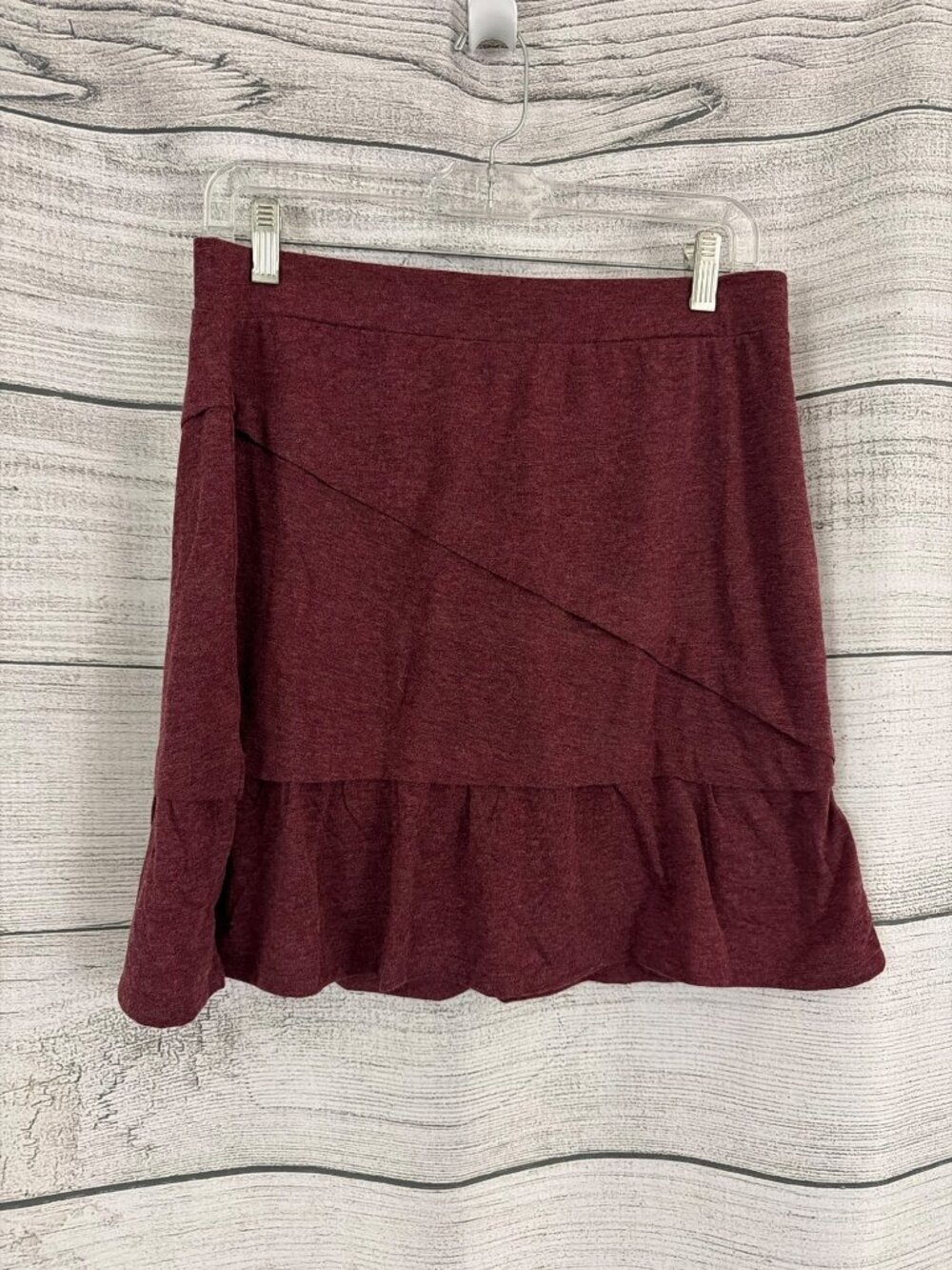 NWT PrAna Leah Burgundy Wool Skirt Size S